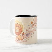 Personalized Leo Zodiac Photo Mug (Devant gauche)