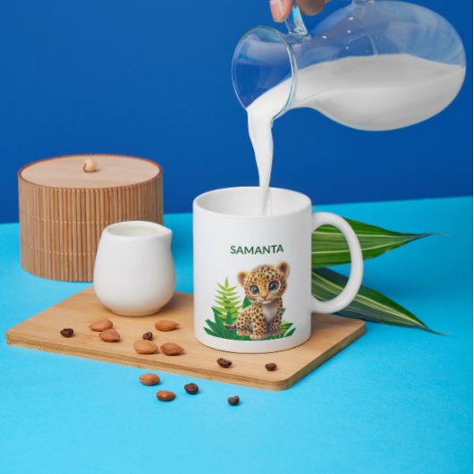 Personalized Leopard Mug