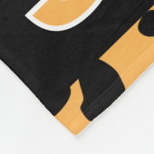 Personalized Leopard Print Custom Name Wild Animal Fleece Deken (Hoek)