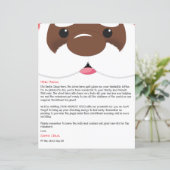 Personalized Letter From African American Santa  (Staand voorkant)
