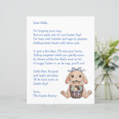 Personalized Letter & from the Easter Bunny (Staand voorkant)