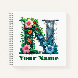 Personalized Letter N Notitieboek