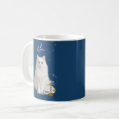 Personalized Libra Cat Mug with Name (Devant gauche)