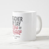 Personalized Libra Teacher Jumbo Mug (Devant droit)