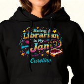 Personalized Librarian Gift Hoodie