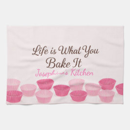 Personalized Life Is What You Bake It Cute Trendy Theedoek