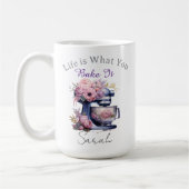 Personalized Life is What You Bake It Mug (Gauche)