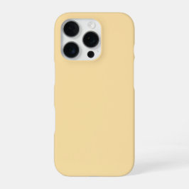 Personalized Light yellow iPhone Case with Custom 16 Pro Hoesje