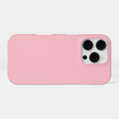 Personalized LightPink iPhone Case with Custom Hoesje (Achterkant horizontaal)