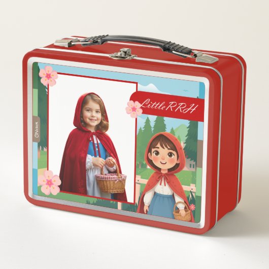 Personalized Little Red Riding Hood Lunch Box (Devant)