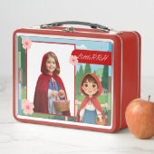 Personalized Little Red Riding Hood Lunch Box (En situation)