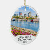Personalized Long Beach Ornament Custom California (Rechts)