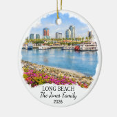 Personalized Long Beach Ornament Custom California (Links)