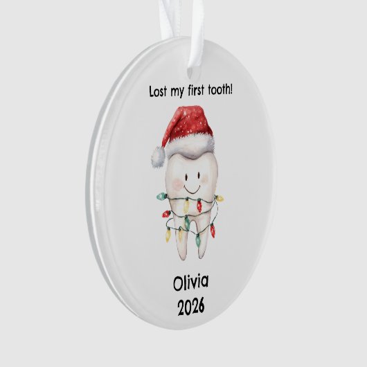 Personalized Lost My First Tooth Christmas (devant)