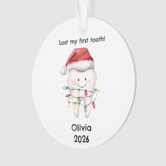 Personalized Lost My First Tooth Christmas (devant)