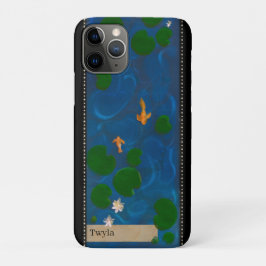 Personalized Lotus Pond iPhone 11 Pro Hoesje
