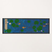 Personalized Lotus Pond Yogamat (Voorkant (horizontaal))