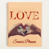Personalized LOVE Acronym Photo  Planner (Voorkant)