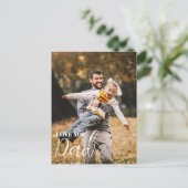 Personalized Love You Dad Photo Briefkaart (Staand voorkant)