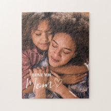 Personalized Love You Mom Photo