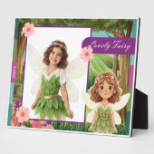 Personalized Lovely Fairy Tabletop Photo Fotoplaat (Zijkant)