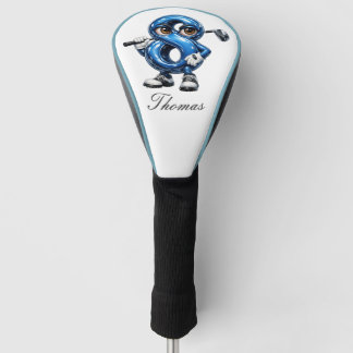 Personalized Lucky 8 Golf Head Cover