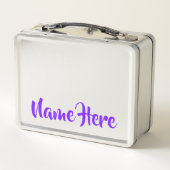 Personalized Lunchkins Building Bricks Lunch Box (Achterkant)