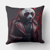 personalized luxury panda smoking pillow for your kussen (Achterkant)