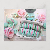 Personalized Macarons Recipe Template Postcard Briefkaart (Voorkant)