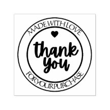 Personalized “Made With Love” Thank You 