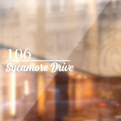 Personalized Mailbox Sticker Custom Name Address (Vel 2)