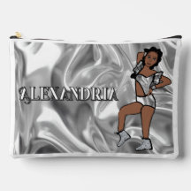 Personalized Majorette Dancer Liquid Silver #1