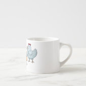 Personalized Mama Chicken Chicks – Custom Names  Espresso Kop (Rechts)