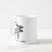 Personalized Mama Moose Mug | Mother’s Day (Devant gauche)