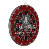 Personalized Man Cave Custom Bar Name Dartbord (Voorkant Links)