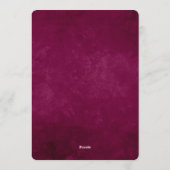 Personalized Map of Love Journey Wedding Kaart (Achterkant)