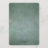 Personalized Map of Love Journey Wedding Kaart (Achterkant)