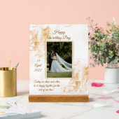 Personalized Marble & Gold Wedding (Mariage)