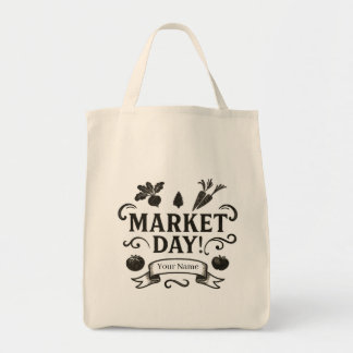 Personalized Market Day! Tote Bag