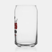 Personalized Maroon Black Class of 2026 Graduation Blikvorm Glas (Links)