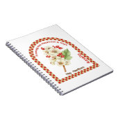 Personalized May Birth Month Flower Notebook Notitieboek (Rechterzijde)