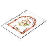 Personalized May Birth Month Flower Notebook Notitieboek (Linkerzijde)