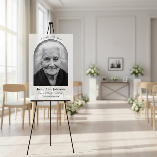 Personalized Memorial Funeral Photo 