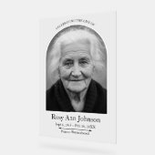 Personalized Memorial Funeral Photo  (Angle)