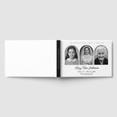 Personalized Memorial Funeral Photo Gastenboek (Volledig)