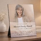 Personalized Memorial Photo Plaque