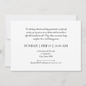 Personalized memorial photos invitation (Dos)