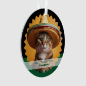 Personalized Merry Christmas Cat  (devant)