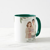 Personalized Merry Christmas Family Mug  (Devant droit)