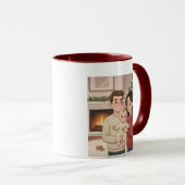 Personalized Merry Christmas Family Mug – Custom C (Devant droit)